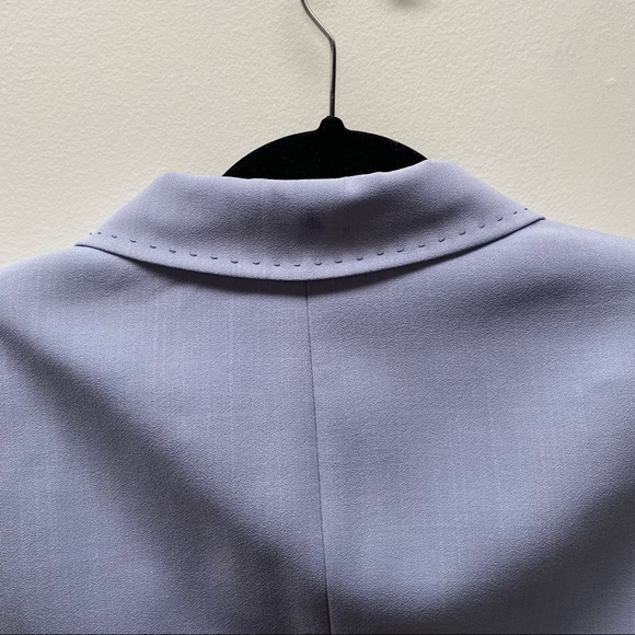 Kasper ASL dusty blue NWT skirt set with blazer size 8 with zip up and button up - Picture 6 of 14